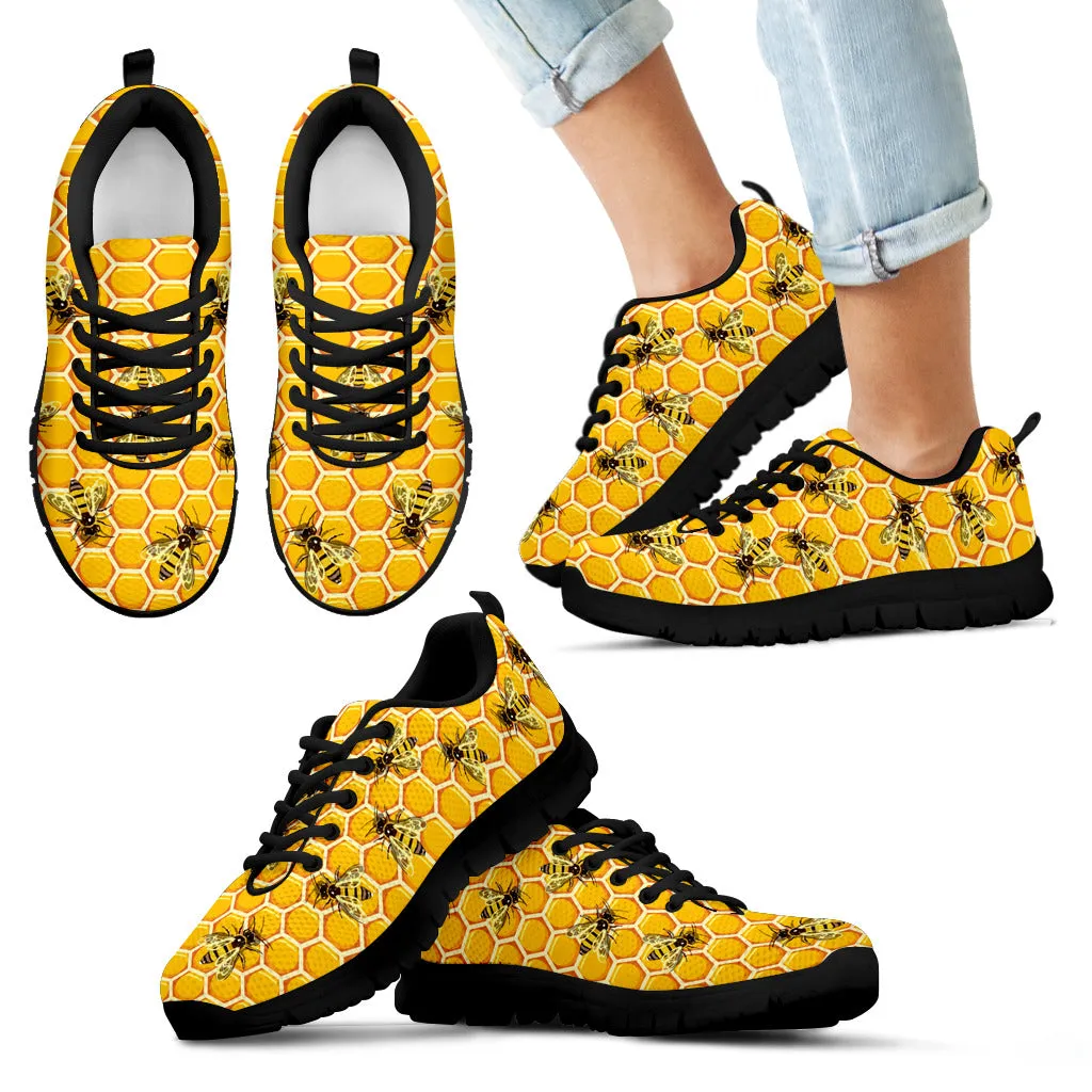 KIDS HONEYCOMB BEE SNEAKERS - FREE SHIPPING WORLDWIDE