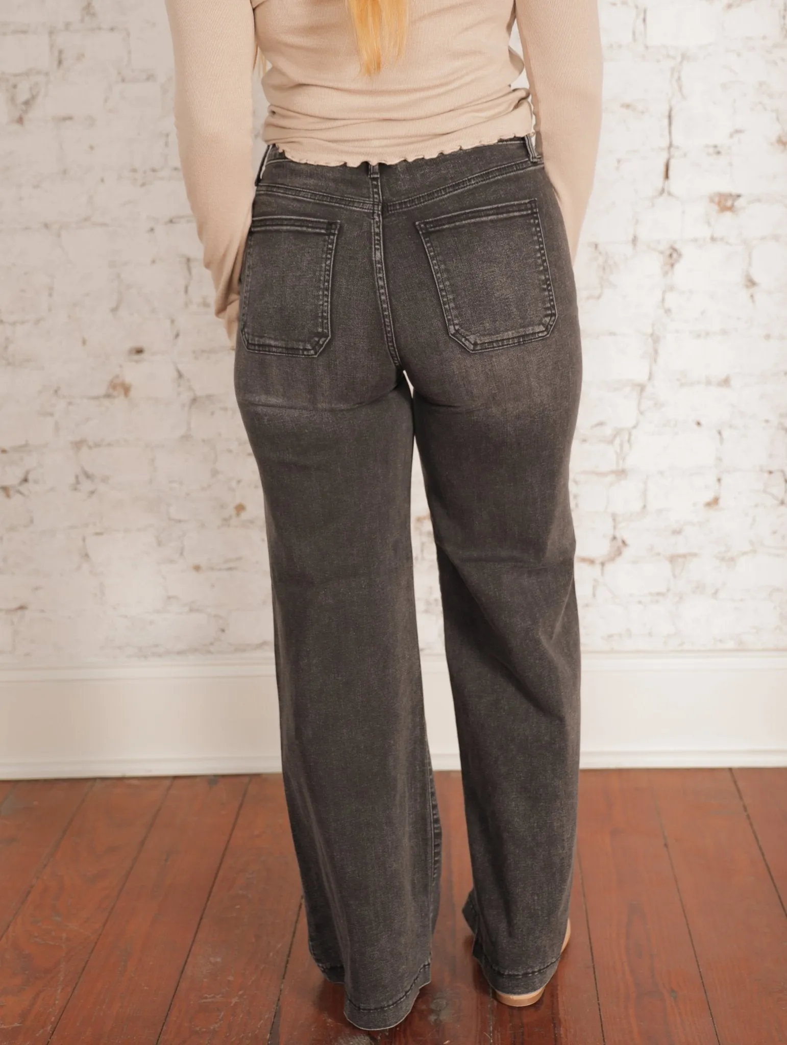 Love Deeply Patch Pocket Jeans