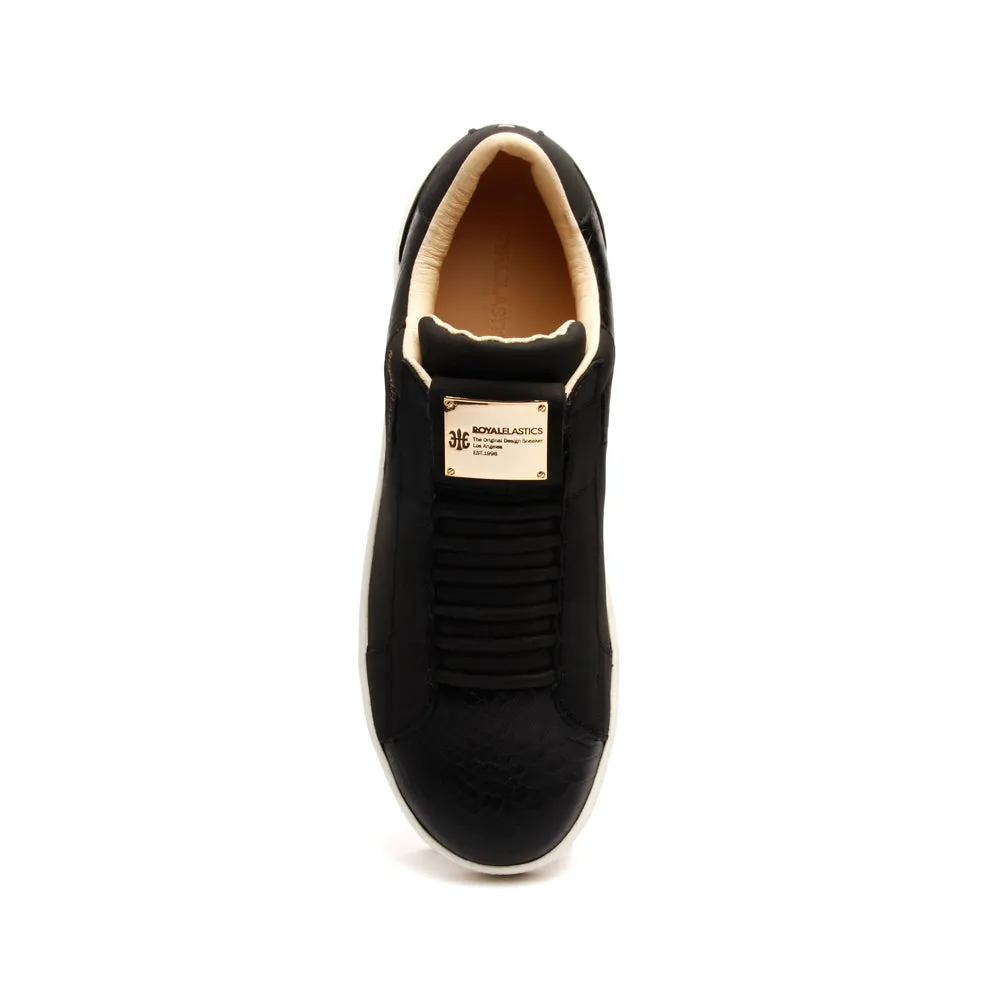 Men's Adelaide Black Leather Sneakers 02683-990