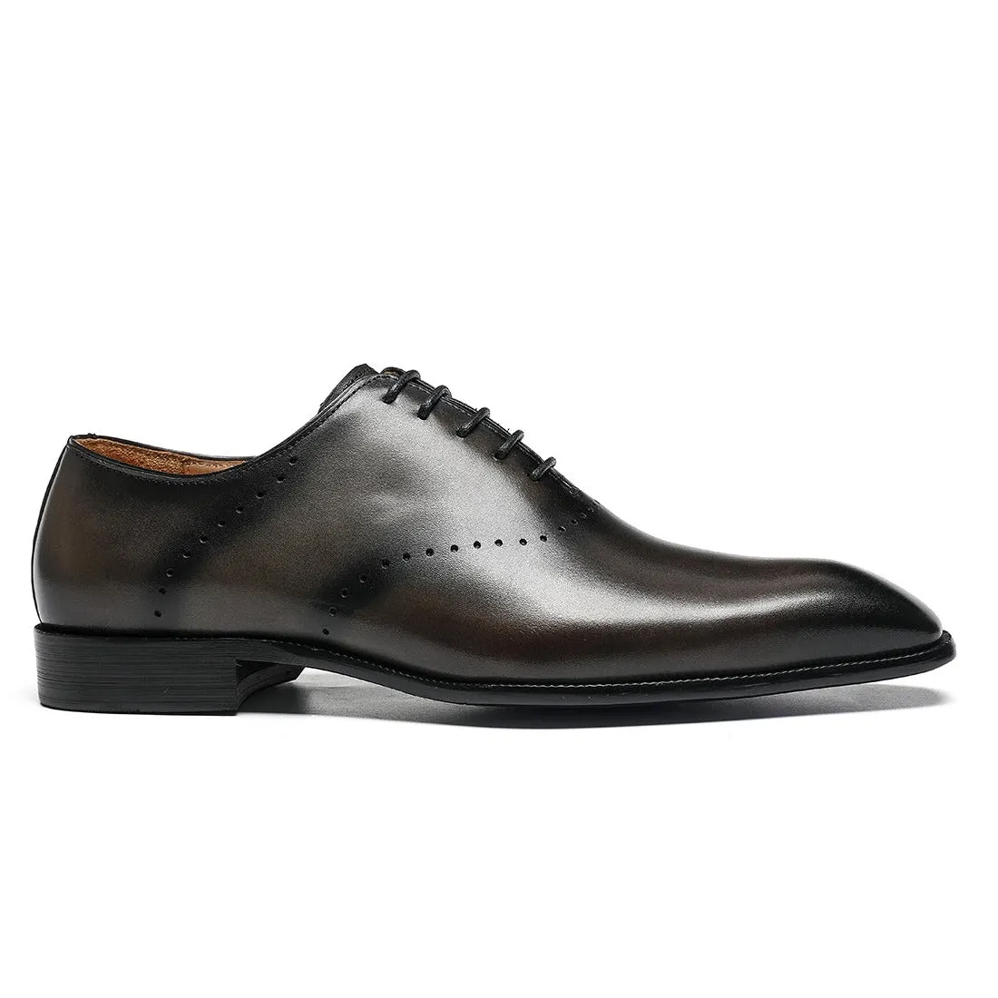 Men's leather oxford shoes