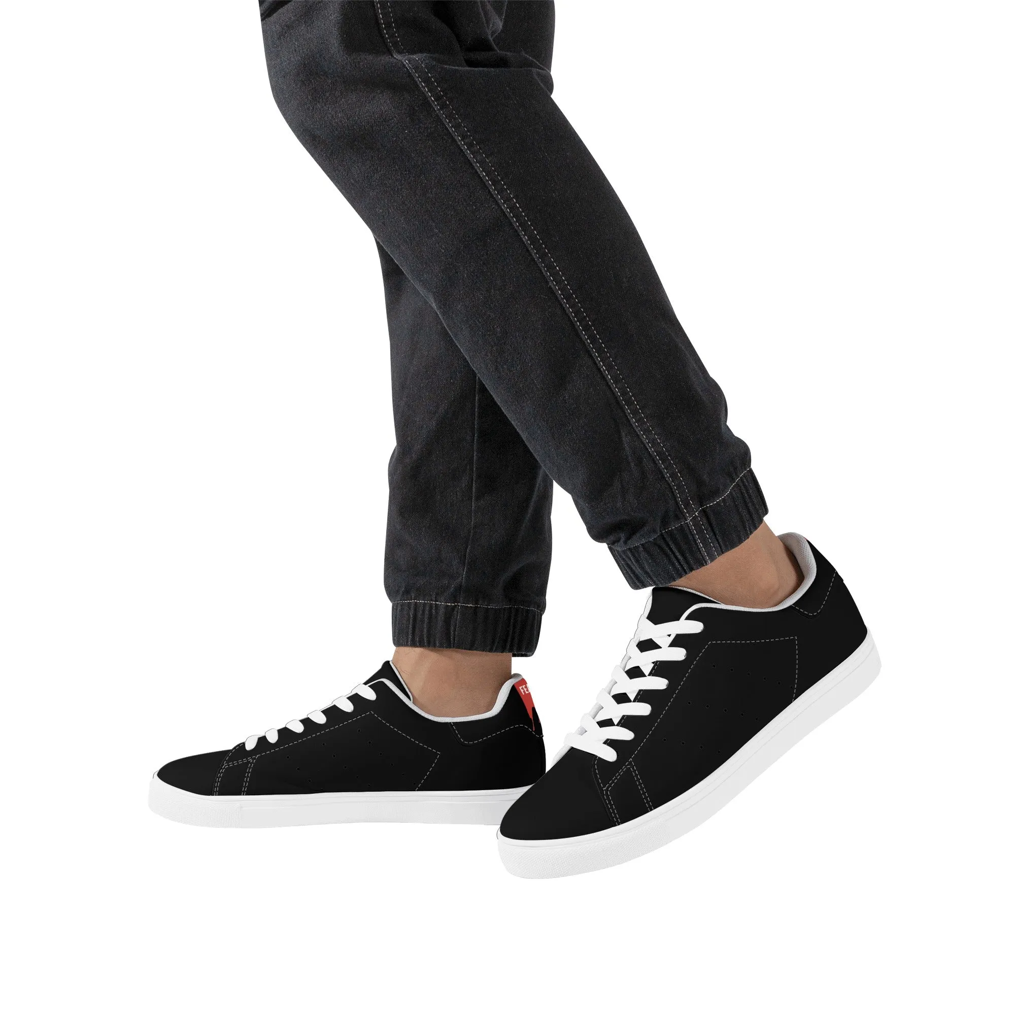 Men's Low Top Leather Sneakers