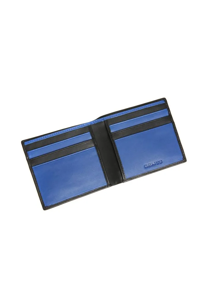 Men's Two-Colour Smooth Nappa Leather Bifold Wallet with RFID Blocking