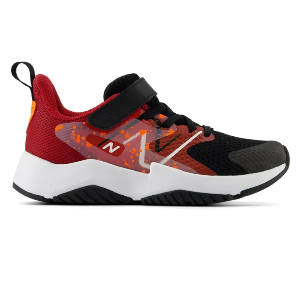 New Balance Toddler Boys Rave Run v2 Bungee Lace Black / Red