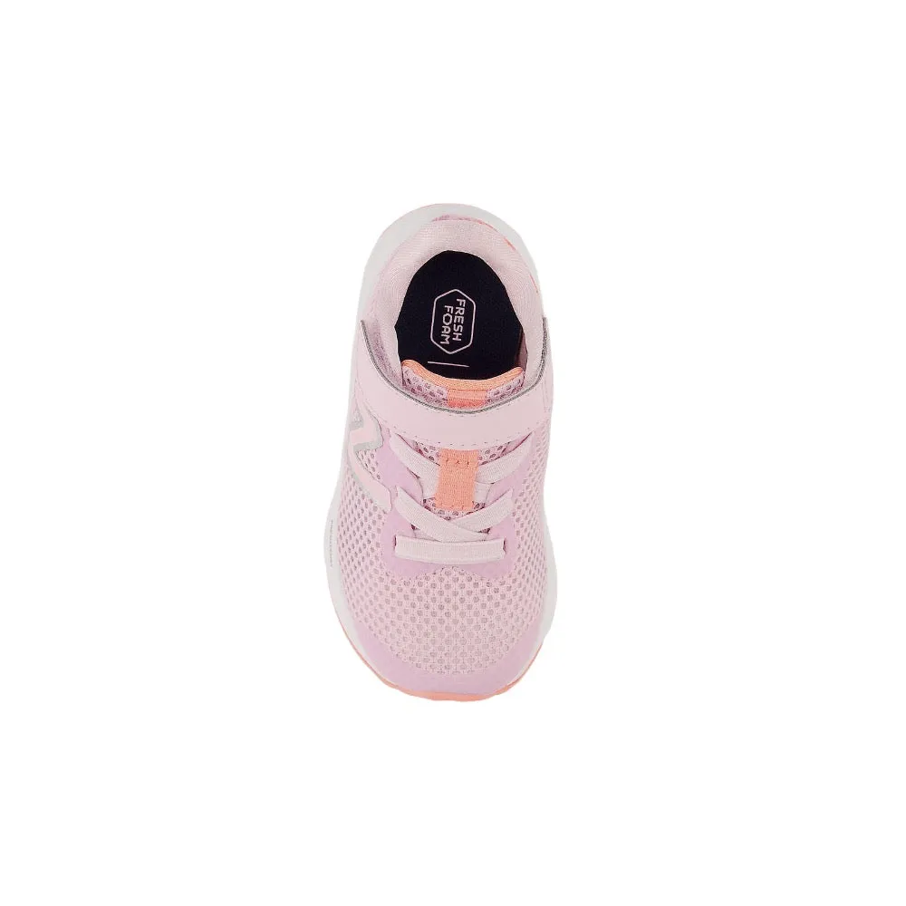 New Balance Toddler Girls Fresh Foam Arishi v4 Velcro Light Raspberry