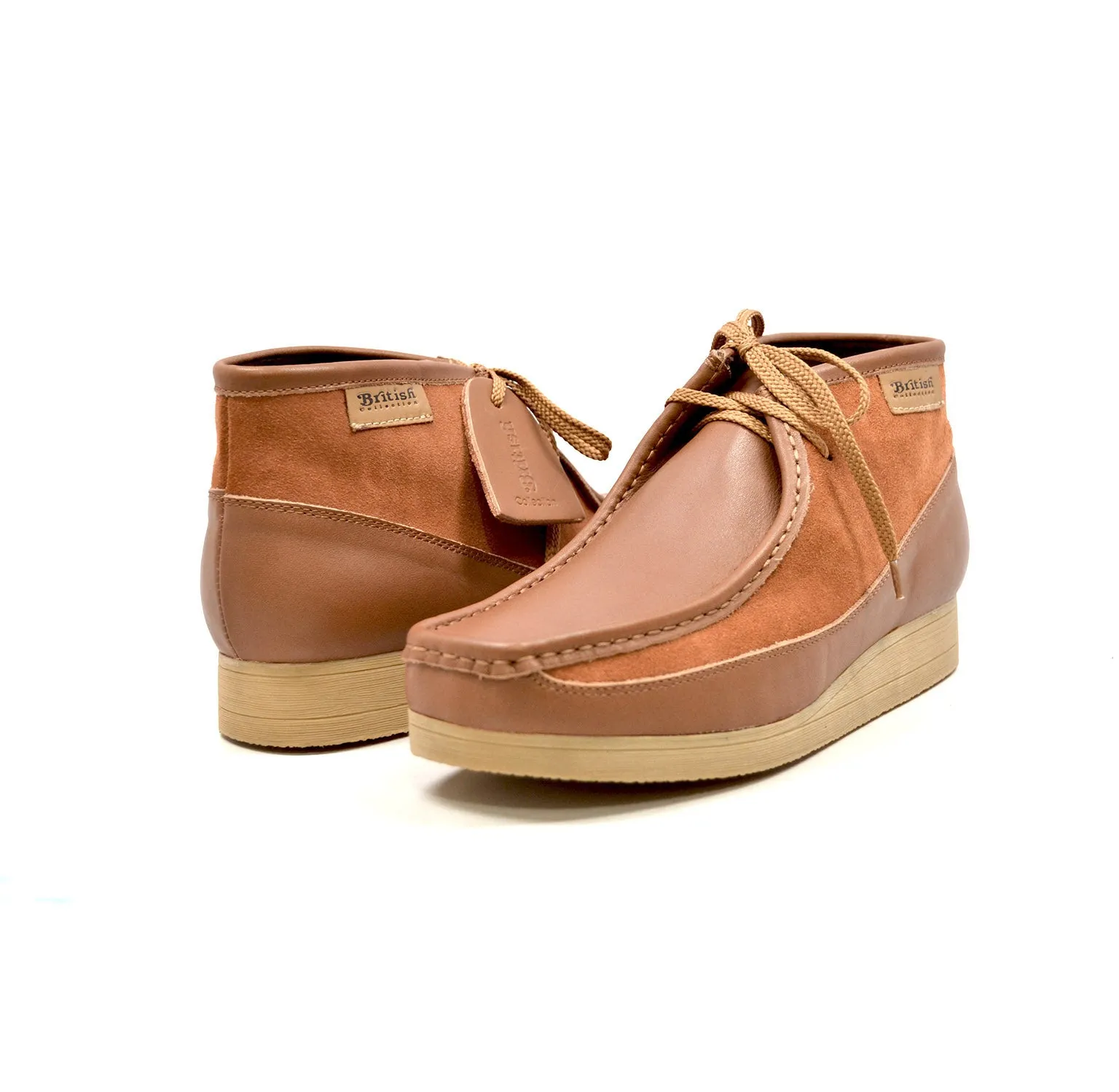 New Castle Leather & Suede Mens Casual Shoe - British Collection