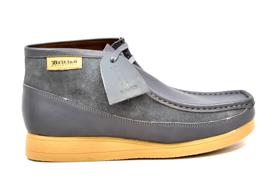 New Castle Leather & Suede Mens Casual Shoe - British Collection