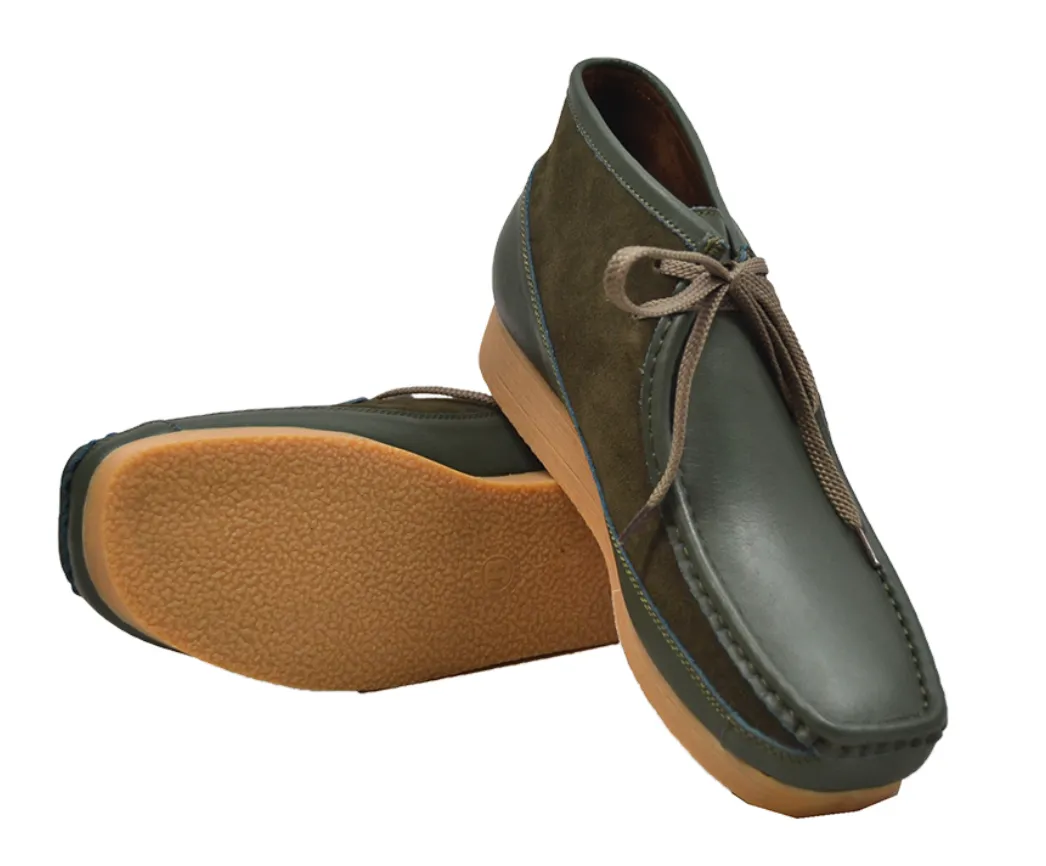 New Castle Leather & Suede Mens Casual Shoe - British Collection