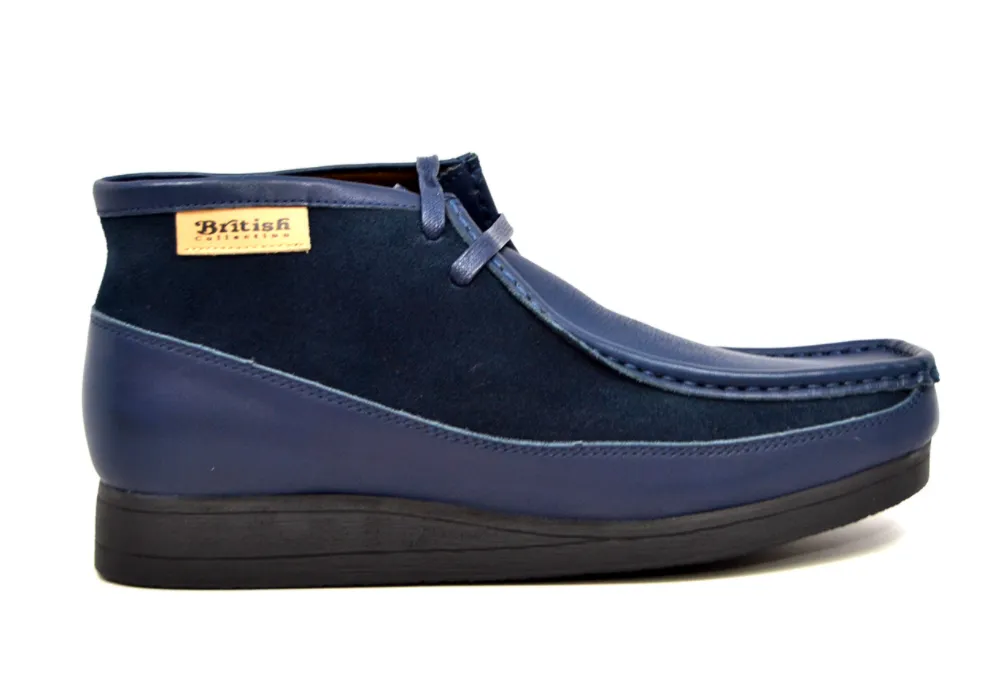 New Castle Leather & Suede Mens Casual Shoe - British Collection