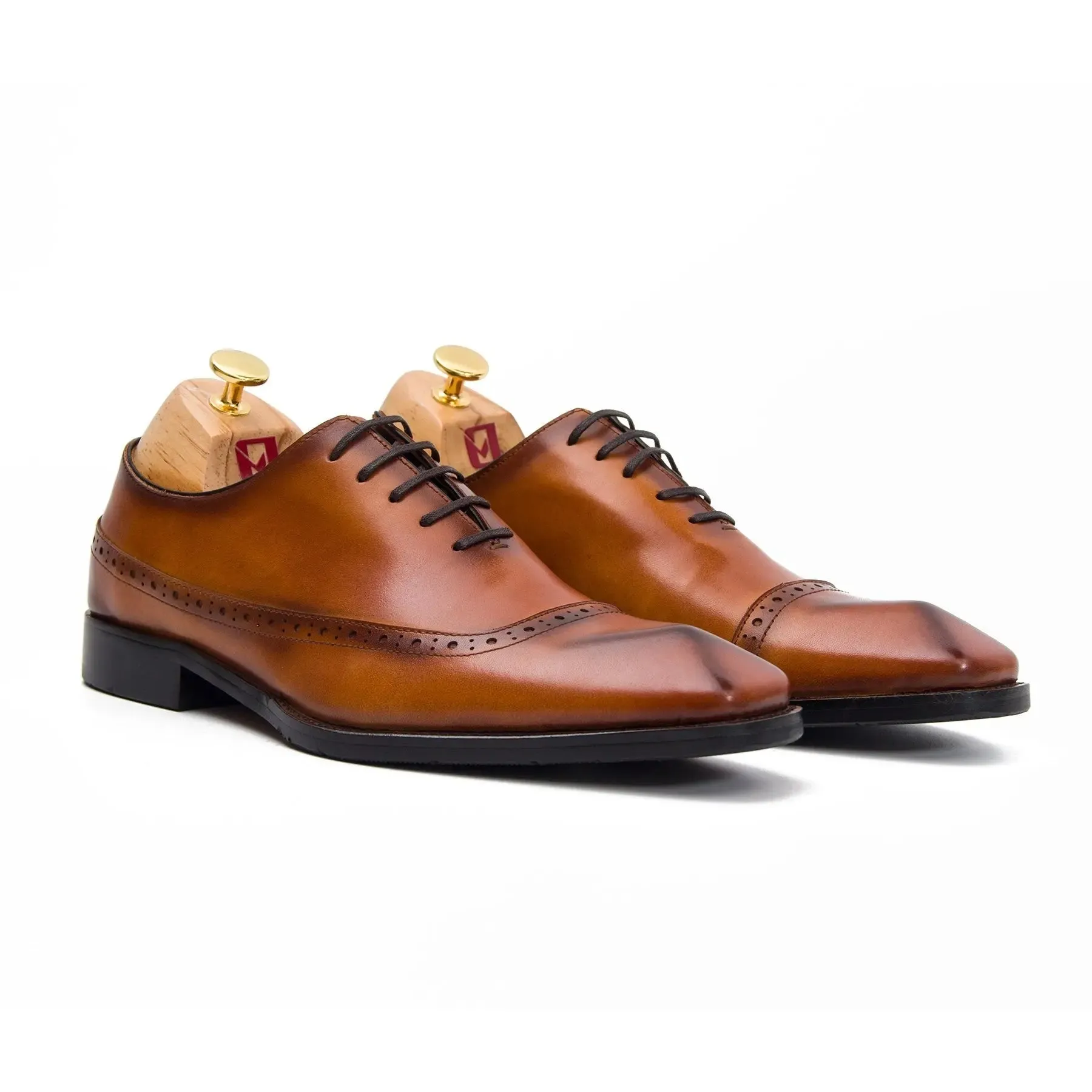 Oxford dress shoes for men