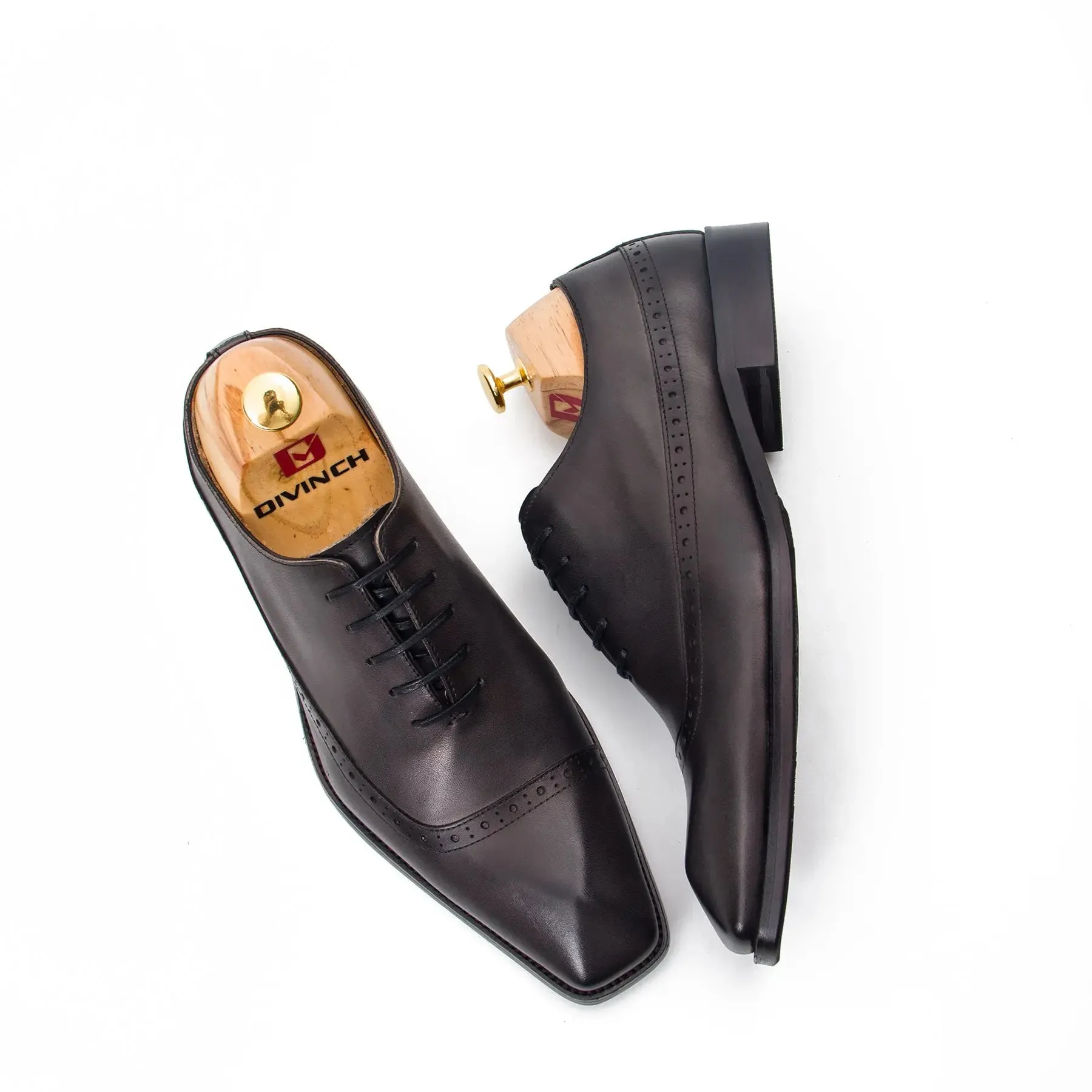 Oxford dress shoes for men