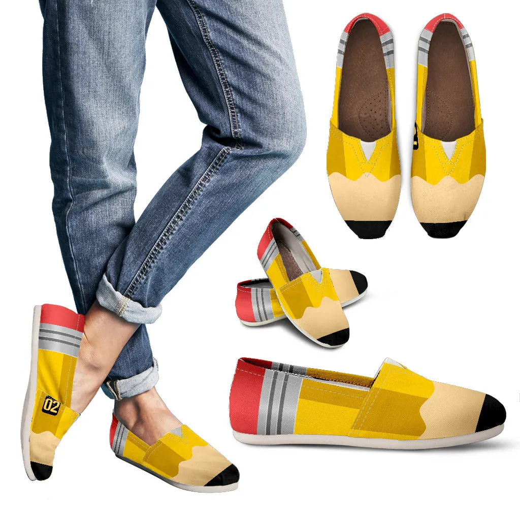 Pencil Design Casual Shoes