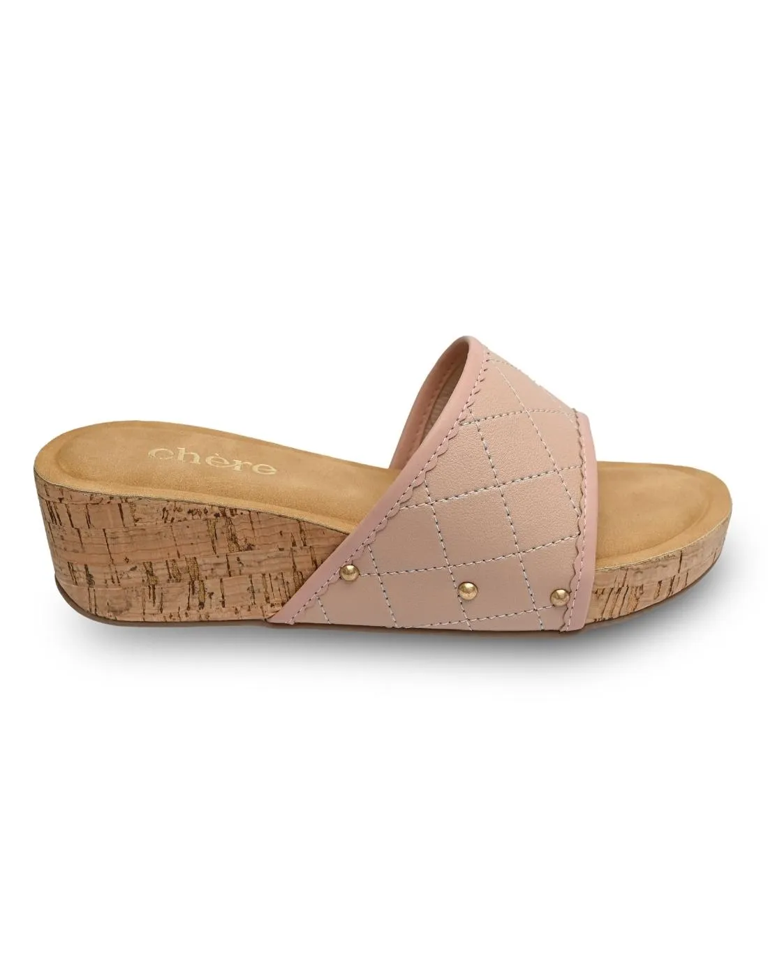 Pink Slide Wedges for Women