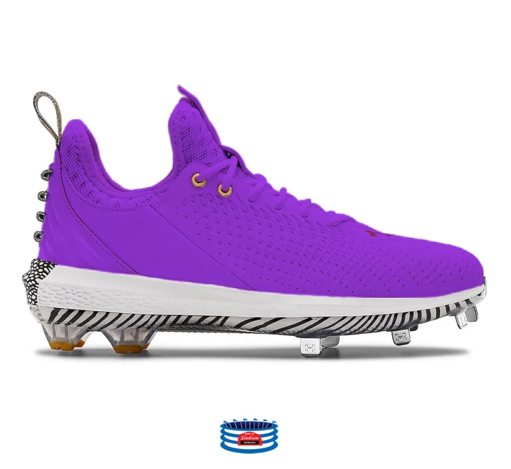 "Bright Purple" Under Armour Harper 5 Cleats