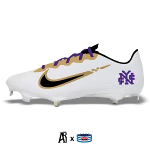 "CCNY Gold" Nike React Vapor Ultrafly Elite 4 Cleats