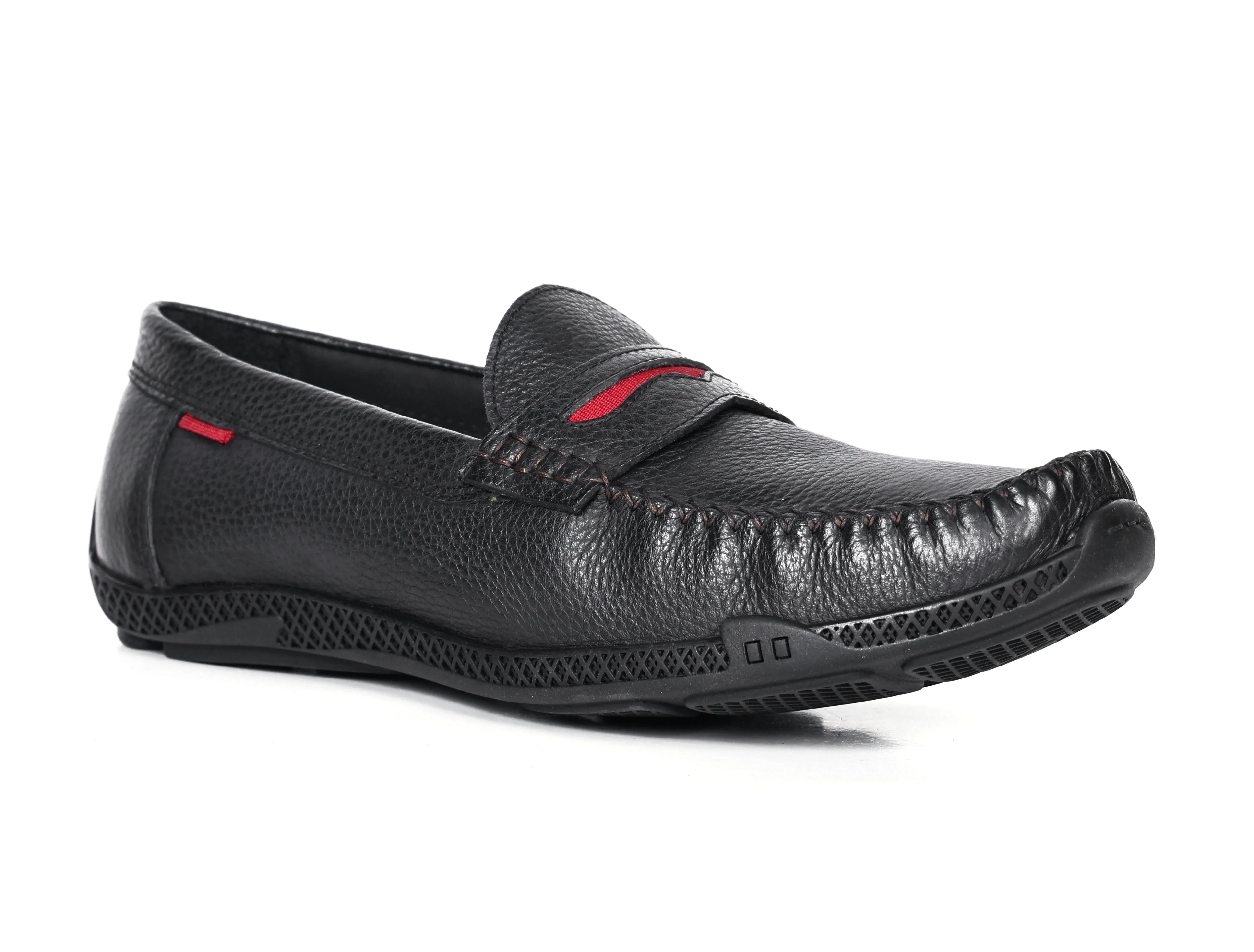 "Classic Comfort: Black Casual Leather Shoes" Art: LS-1103