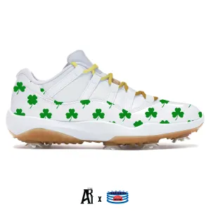 "Clovers" Jordan 11 Retro Low Golf Shoes