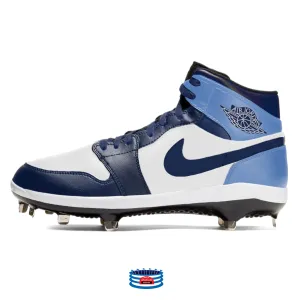 Black Obsidian Jordan 1 Retro Cleats