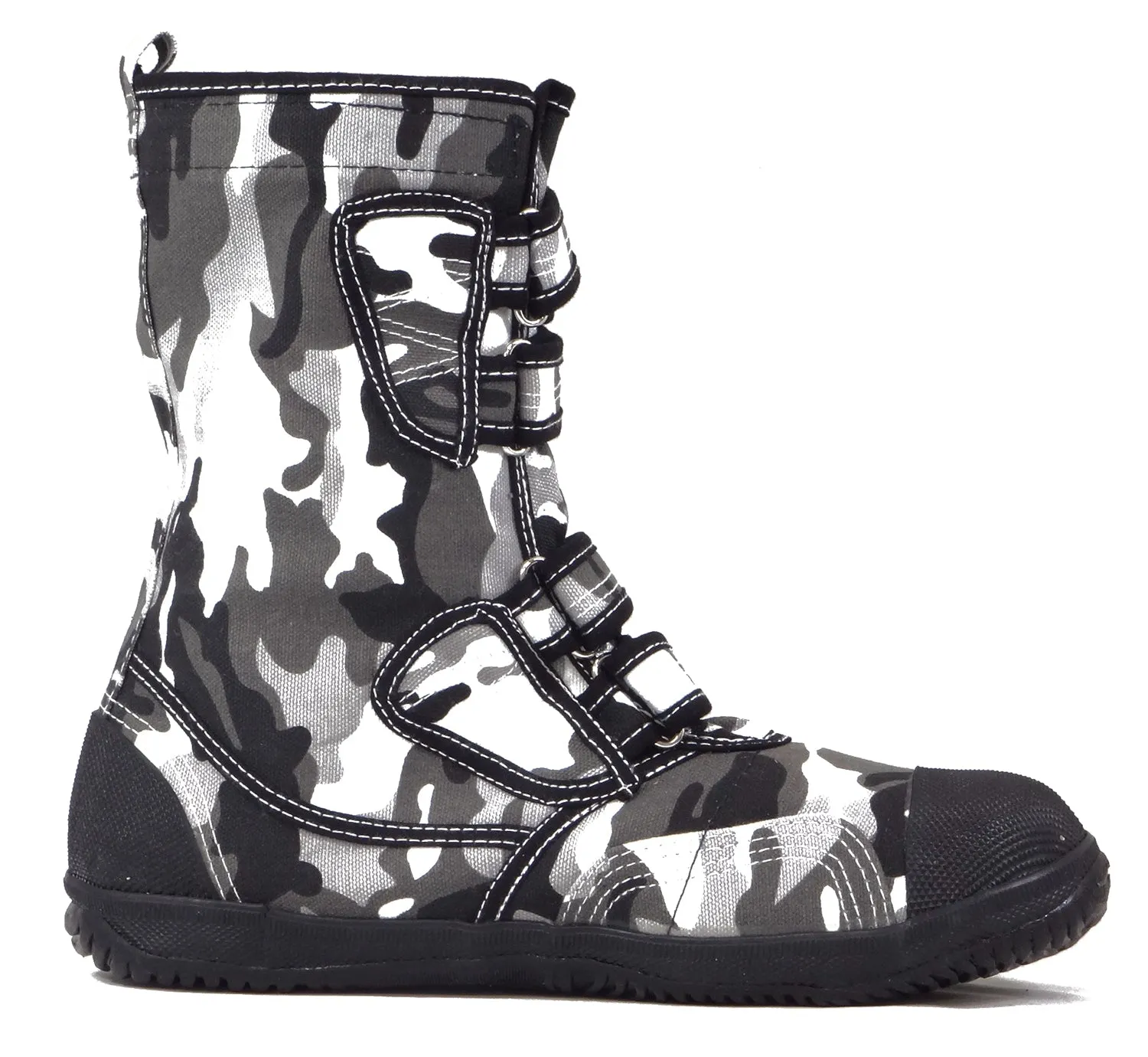 Rikio High Guard Power Ace Work Boots Camouflage White