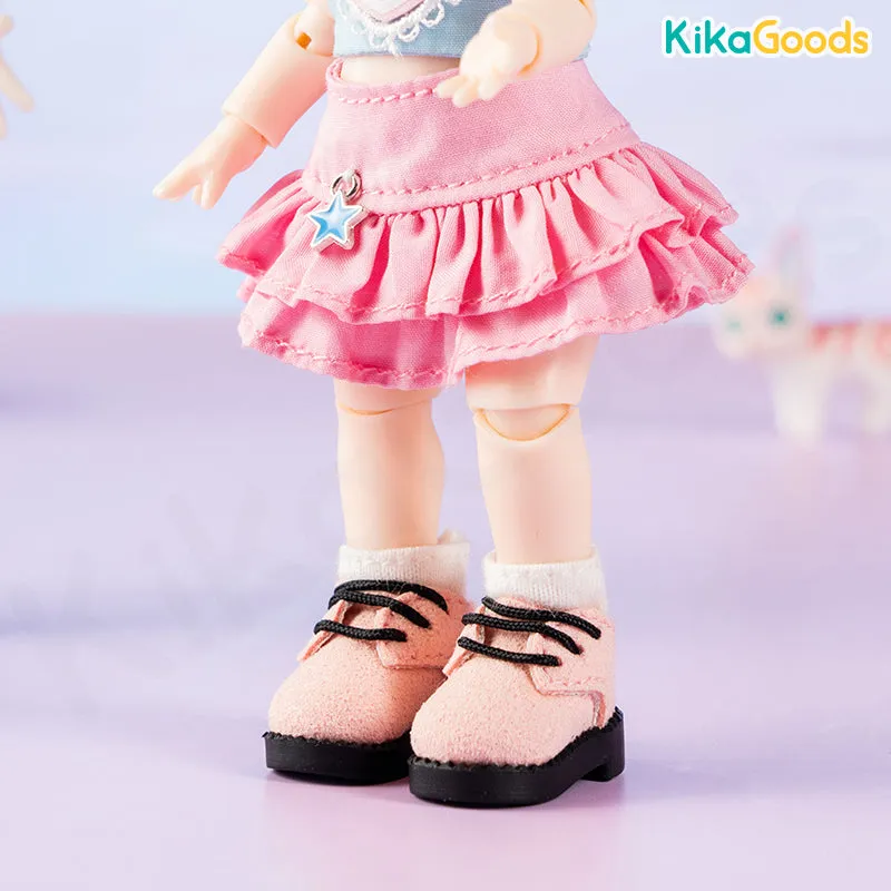 Round Toe Shoes 1/12 BJD Figure Shoes Accessories