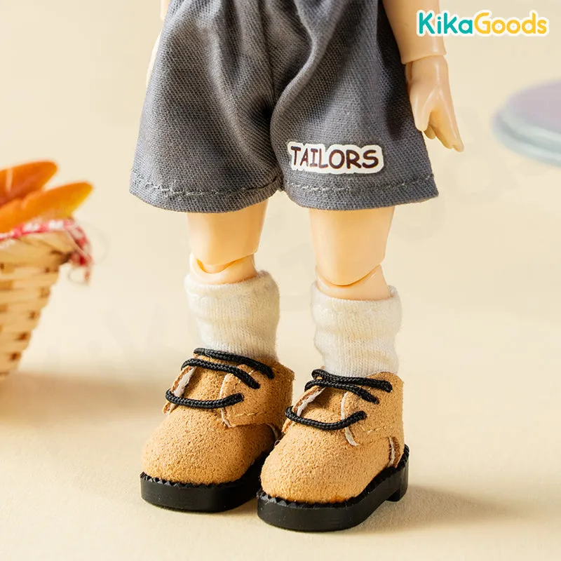 Round Toe Shoes 1/12 BJD Figure Shoes Accessories