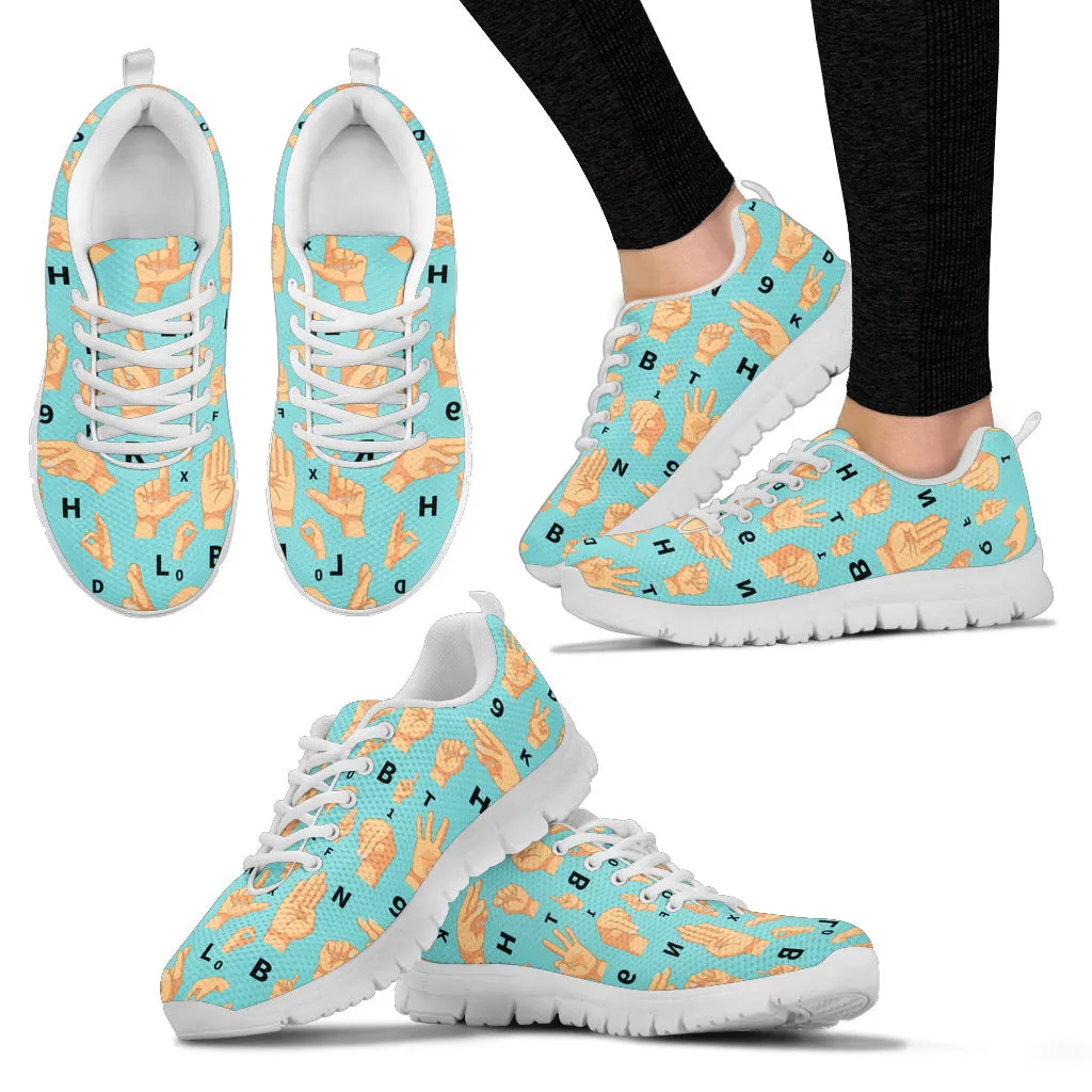 SIGN LANGUAGE SNEAKERS - FREE SHIPPING WORLDWIDE