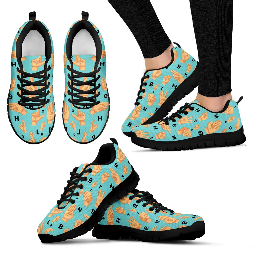 SIGN LANGUAGE SNEAKERS - FREE SHIPPING WORLDWIDE