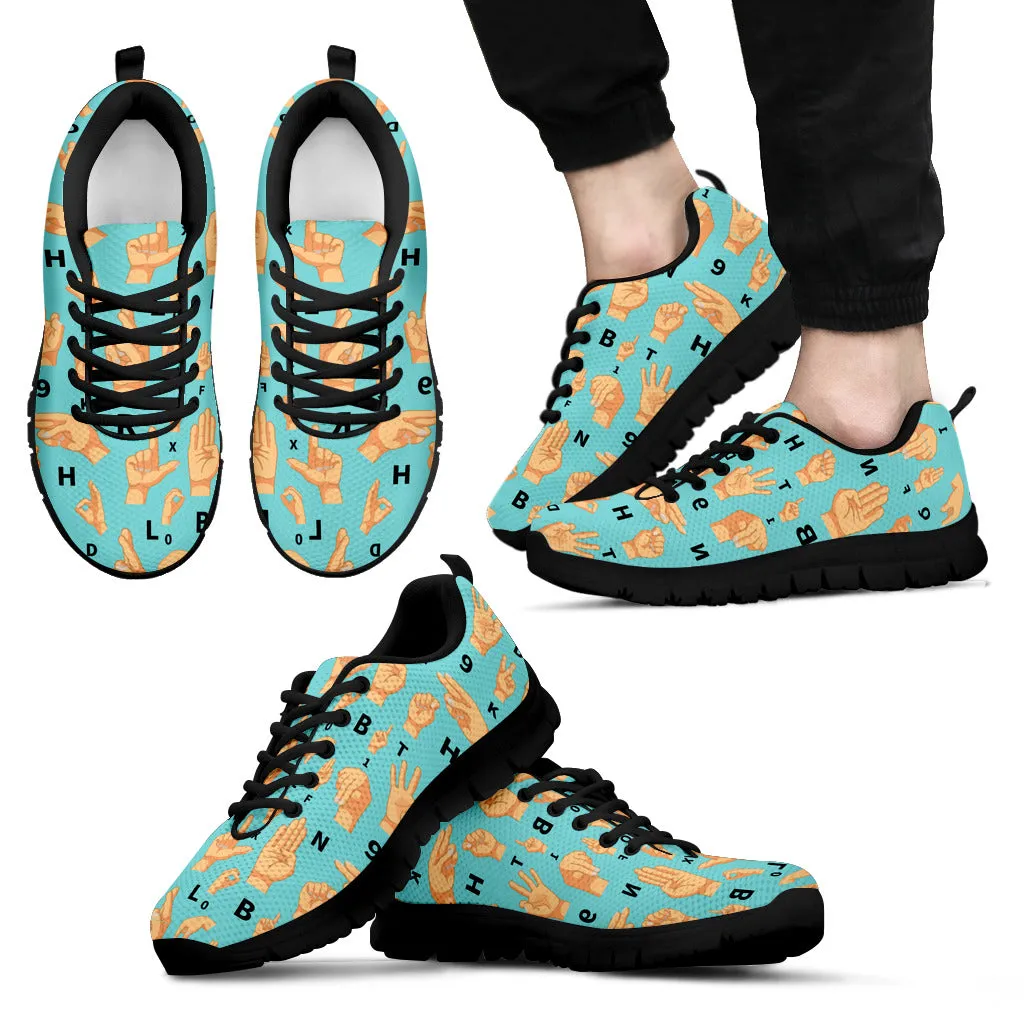 SIGN LANGUAGE SNEAKERS - FREE SHIPPING WORLDWIDE