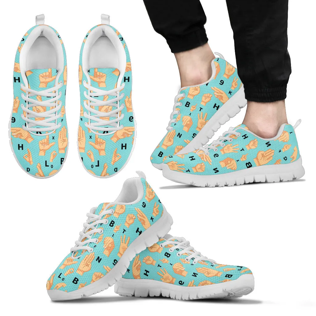 SIGN LANGUAGE SNEAKERS - FREE SHIPPING WORLDWIDE