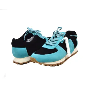 Surrey Aqua & Black Sneakers: Stylish and Comfortable Everyday Shoes from British Collections