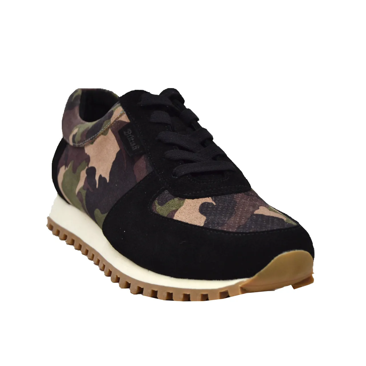 Surrey Black & Camouflage Sneakers