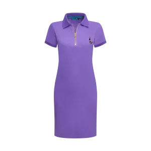 THE TERIDAE POLO DRESS-IRIS