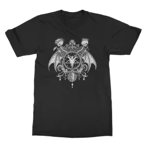 TST Twin Skeletons Logo T-Shirt by Luciana Nedelea