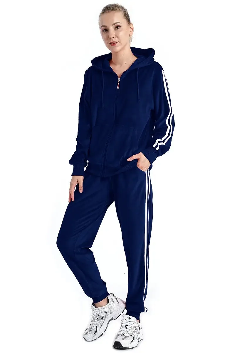 Velour Tracksuit Plus Size