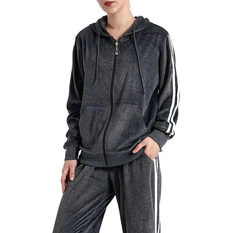 Velour Tracksuit Plus Size