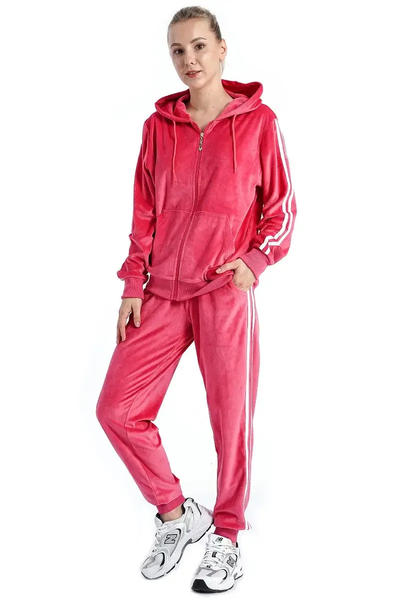 Velour Tracksuit Plus Size