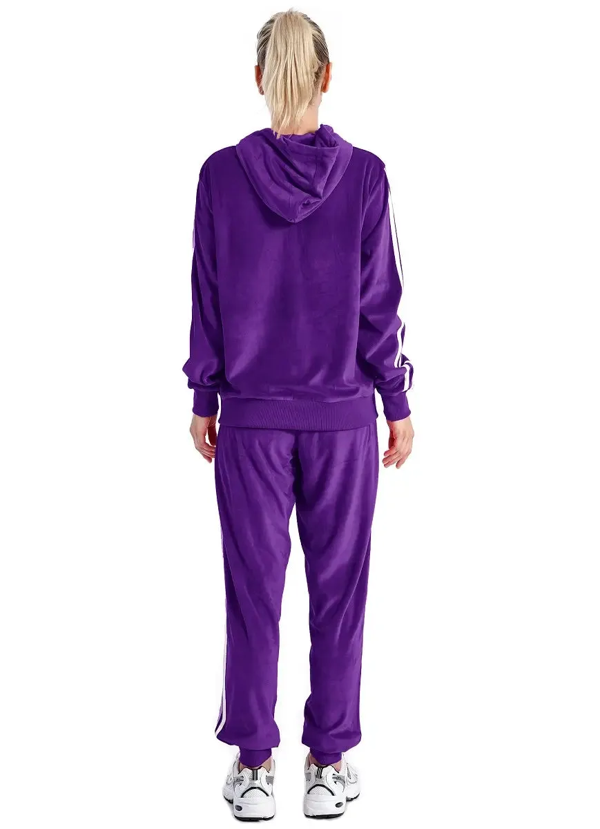 Velour Tracksuit Plus Size