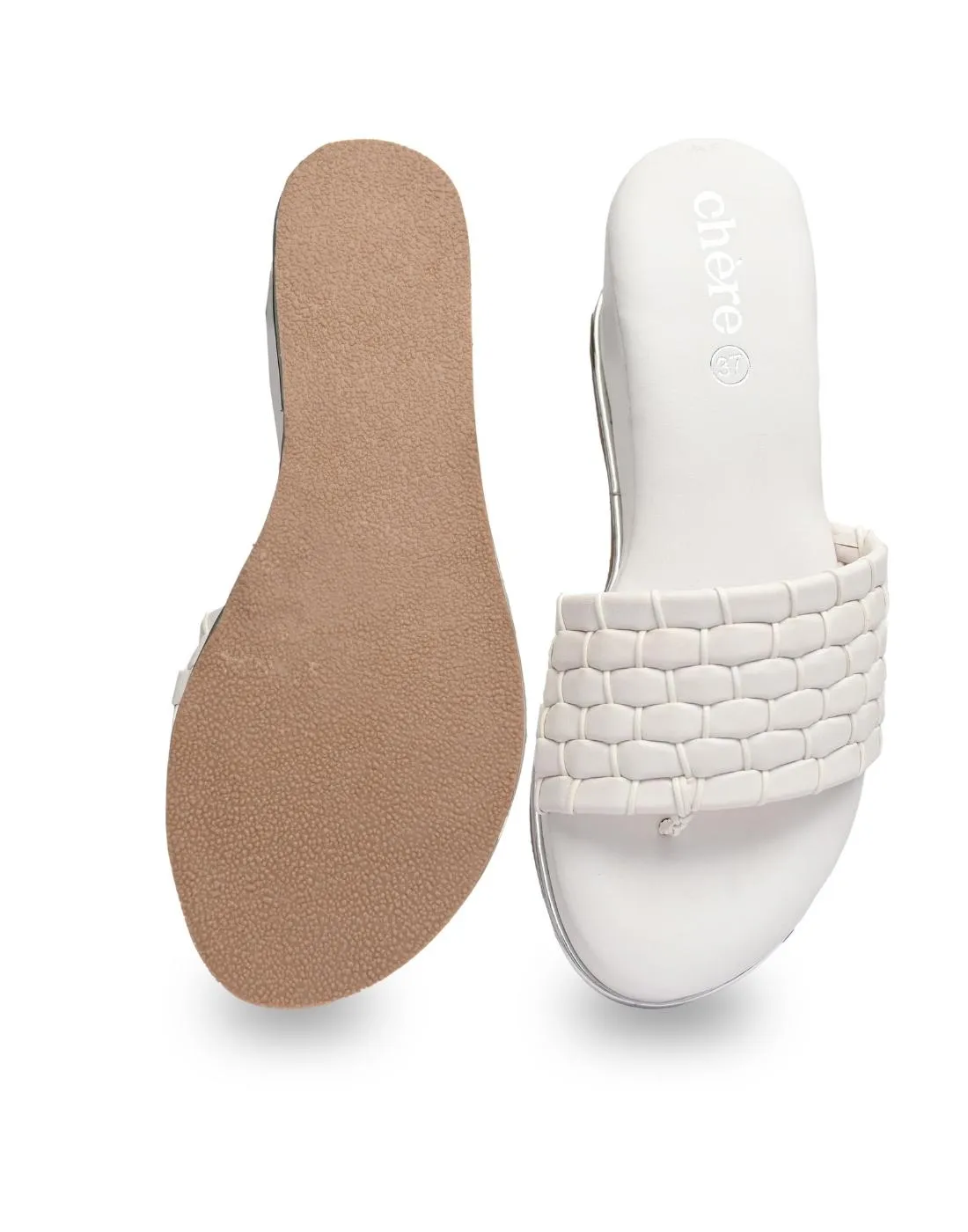 White Casual Wedges for Women