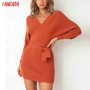 Women Long Sleeve Sweater Dress