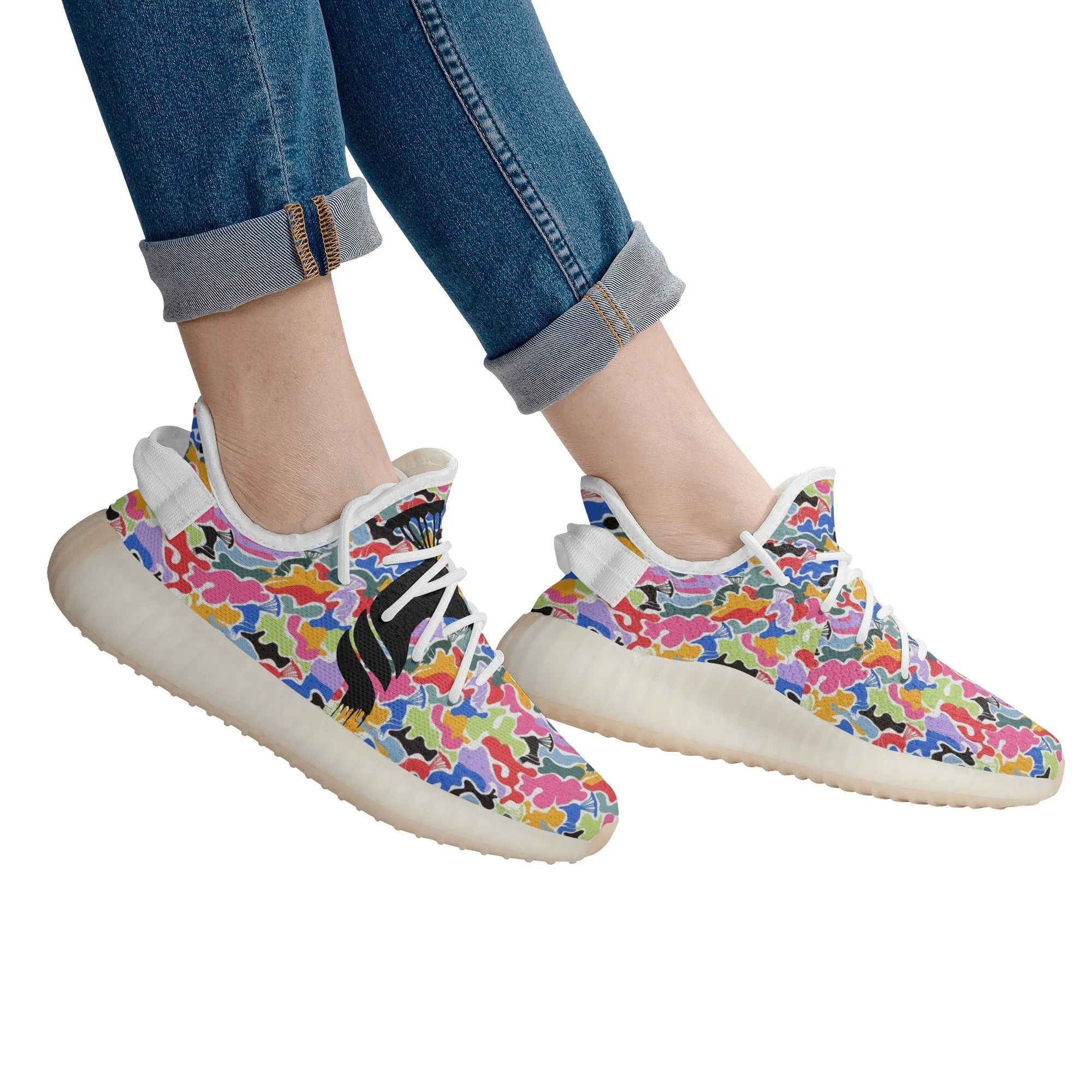 Women's Classic Mesh Multi Color Camo Runing Shoes