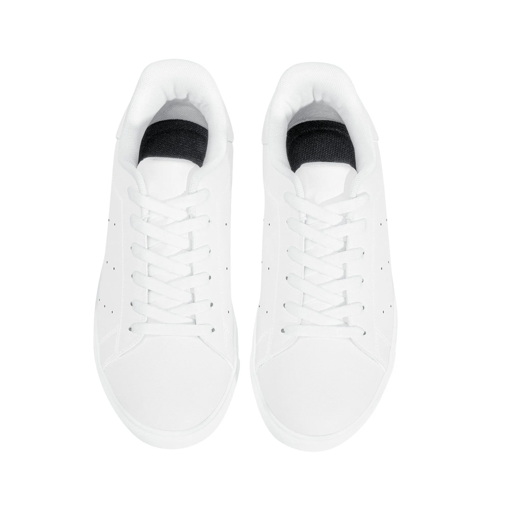 Women's FCS Low Top White Leather Sneakers