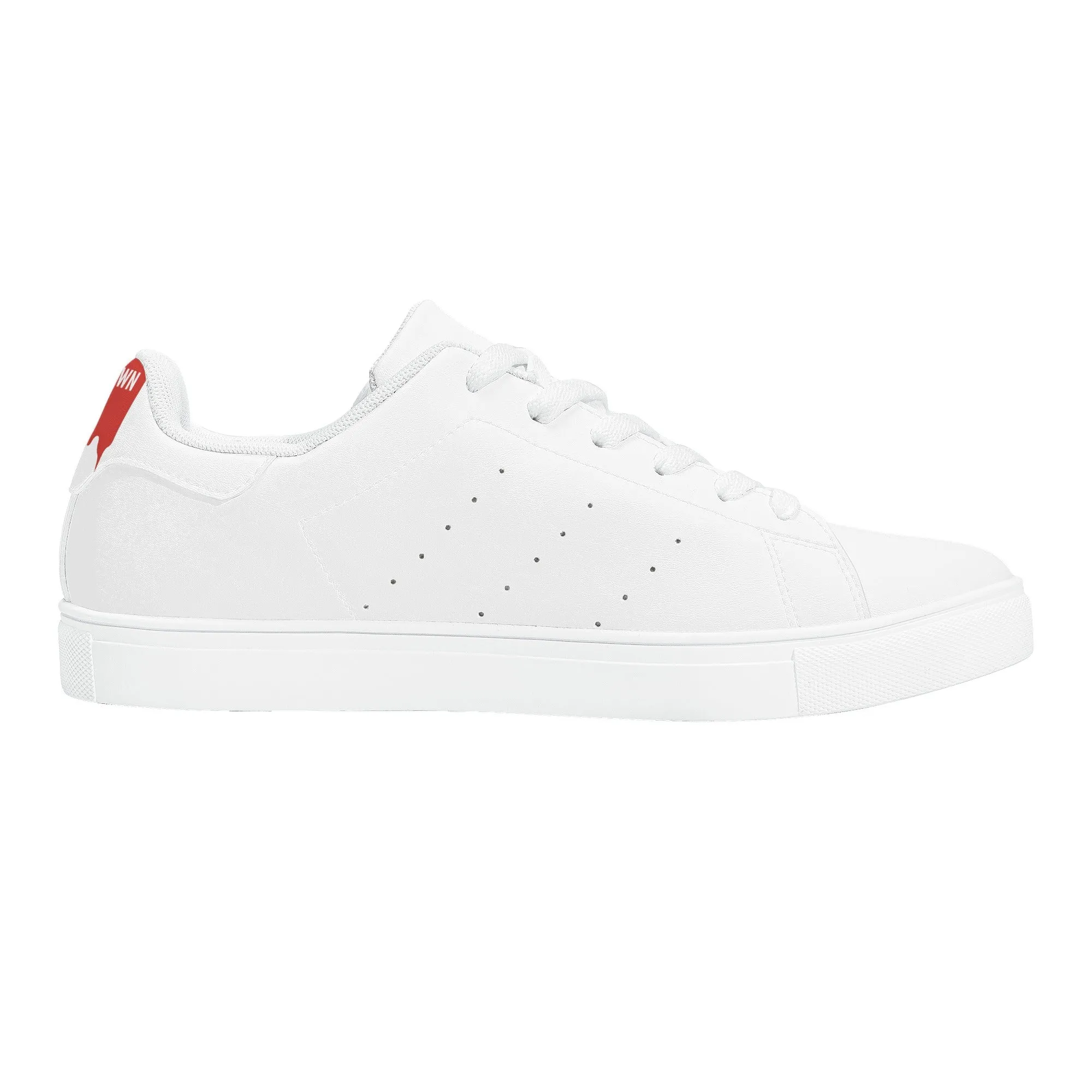 Women's FCS Low Top White Leather Sneakers