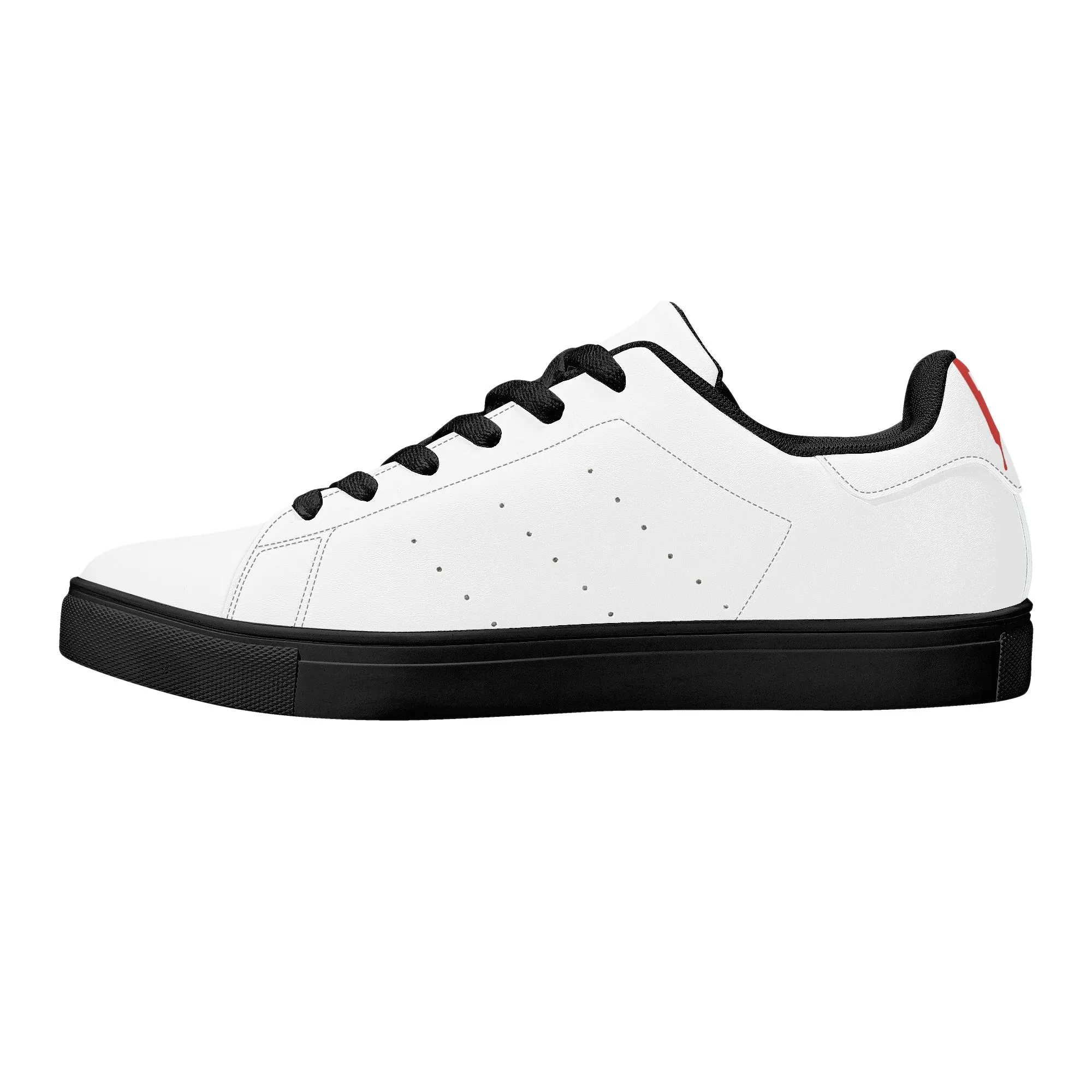 Women's FCS Low Top White Leather Sneakers