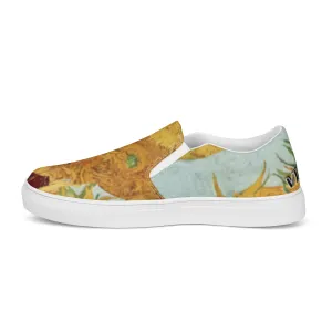 Women’s Van Gogh Inspired Sunflowers slip-on canvas shoes