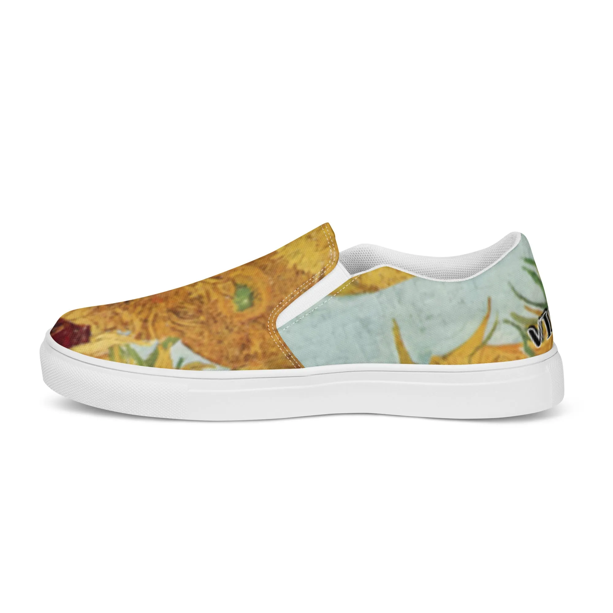 Women’s Van Gogh Inspired Sunflowers slip-on canvas shoes